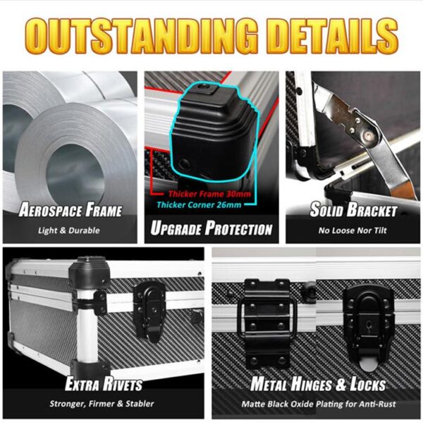 Proskit TC-756 Deluxe Aluminium Frame Tool Case - NABROCO TOOLS ...